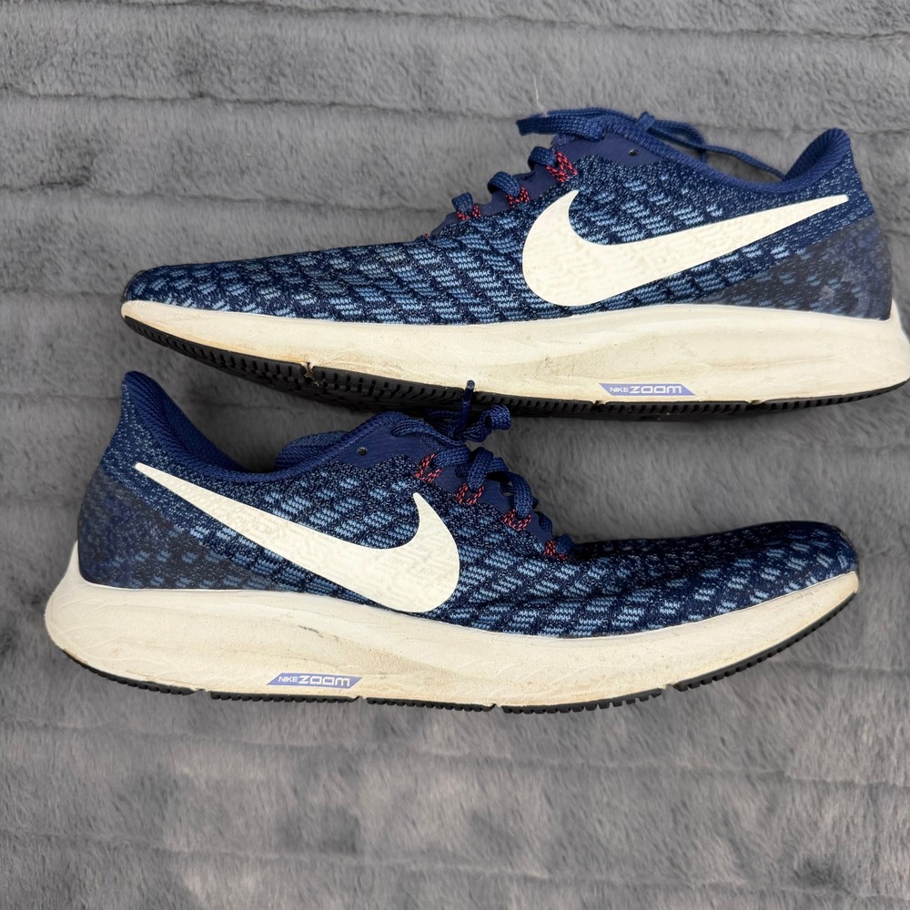 Nike Air Zoom Pegasus 35 Navy Blue Running Shoes 942855-404 Womens 11.5